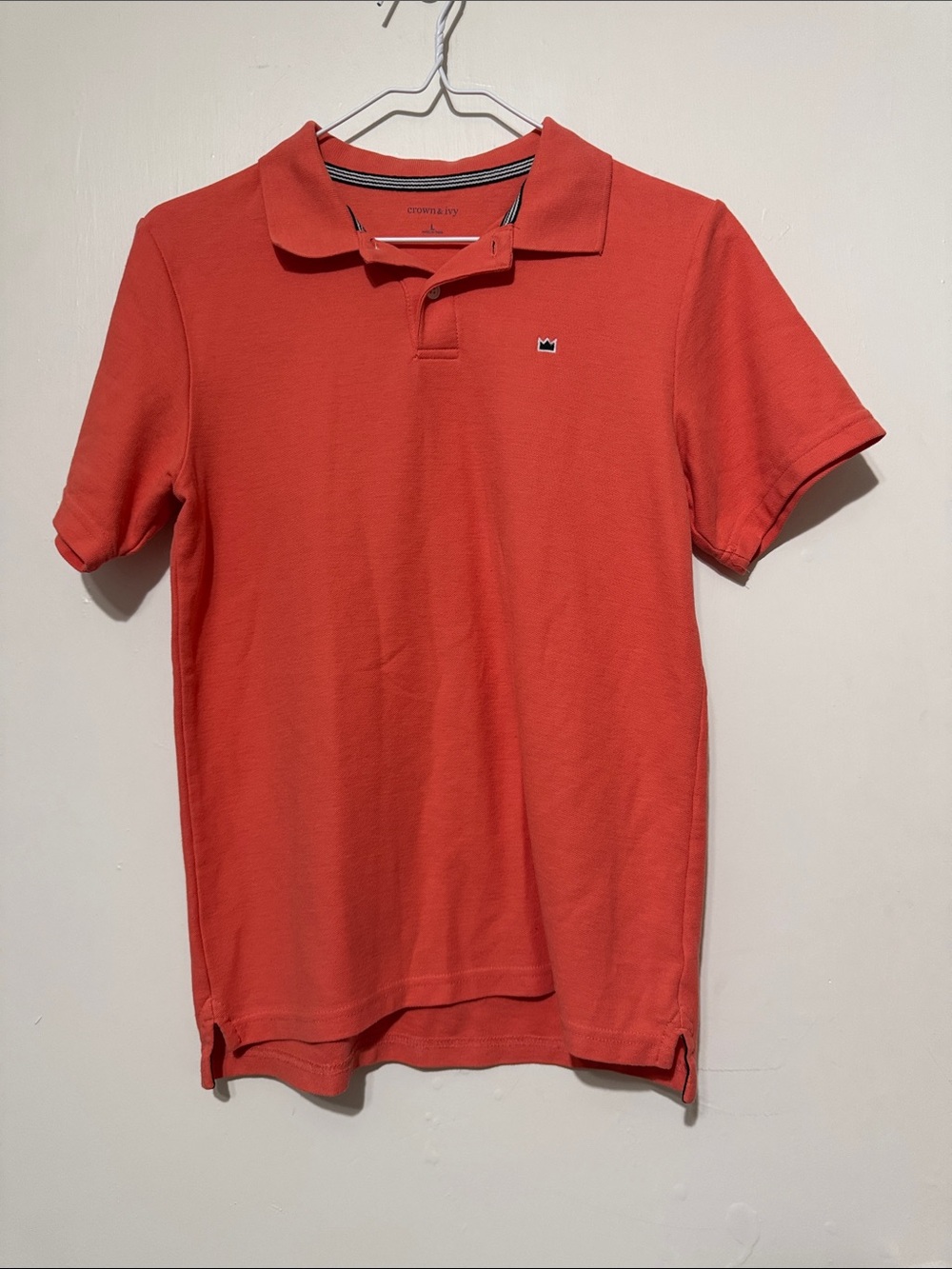 Crown&Ivy Boys Coral Polo Shirt 116